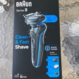 Braun Electric Shaver for Men, Series 5 5150cs, Wet & Dry Shave, Turbo Shaving